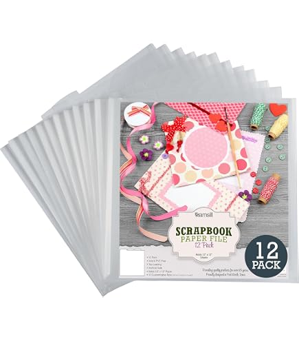 Amazon.co.jp: iBune 6パック 12x12 ペーパーオーガナイザー